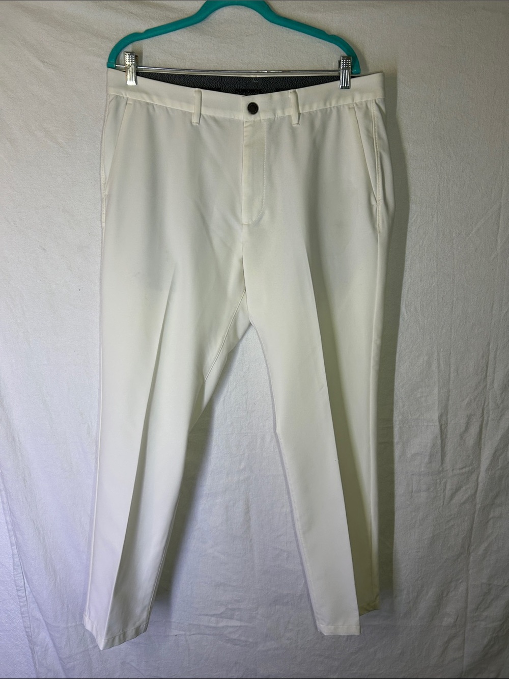 Bonobos Men's Off-White Dress Pants - Tailored Chino